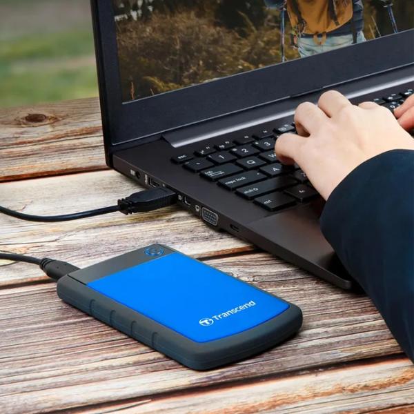 Unitate externă de stocare HDD Transcend 25H3B 2 TB TS2TSJ25H3B / Blue photo 7