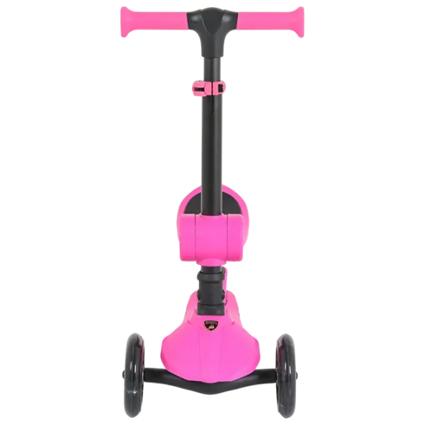 Trotinetă pentru copii cu trei roți Moni Lamborghini 2in1 (MT.225318) 50 kg/ Pink photo 2