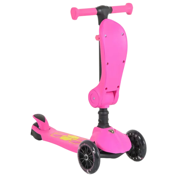 Trotinetă pentru copii cu trei roți Moni Lamborghini 2in1 (MT.225318) 50 kg/ Pink photo 3