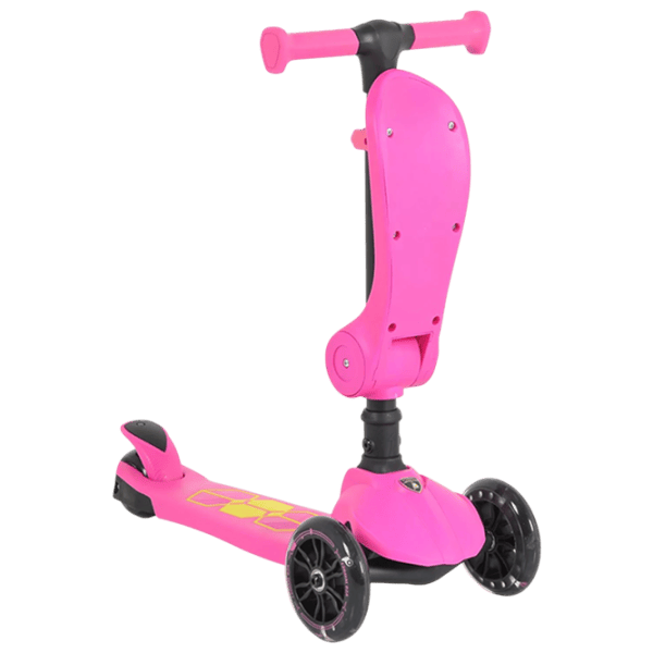 Trotinetă pentru copii cu trei roți Moni Lamborghini 2in1 (MT.225318) 50 kg/ Pink photo 3