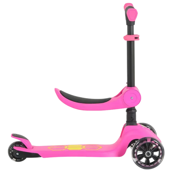 Trotinetă pentru copii cu trei roți Moni Lamborghini 2in1 (MT.225318) 50 kg/ Pink photo 4