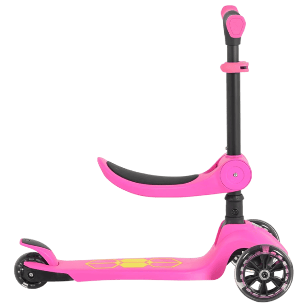Trotinetă pentru copii cu trei roți Moni Lamborghini 2in1 (MT.225318) 50 kg/ Pink photo 4