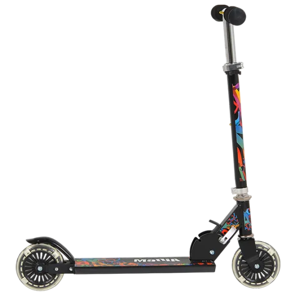 Trotinetă pentru copii cu două roți Moni Magic (MT.104815) 20 kg/ Black photo 2