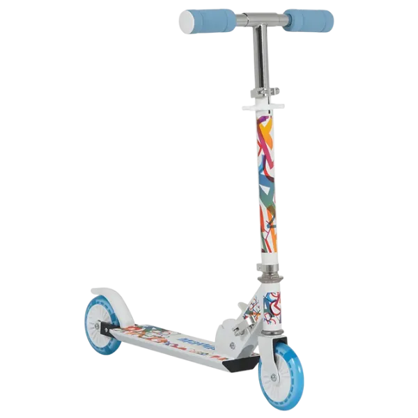 Trotinetă pentru copii cu două roți Moni Magic (MT.104814) 20 kg/ Blue photo 1