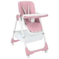 Scaun de masă Kikka Boo Spicy (KB.225086) / 6 luni / Pink 