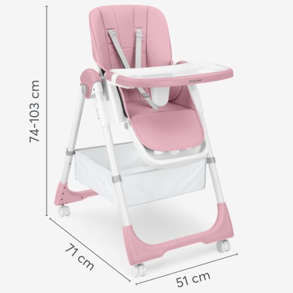 Scaun de masă Kikka Boo Spicy (KB.225086) / 6 luni / Pink  photo 10