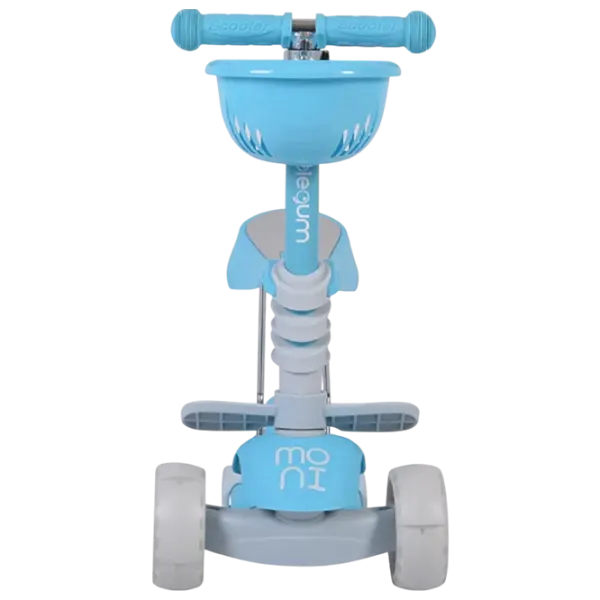 Детский трёхколёсный самокат Moni Bubblegum (MT.104806) 40 кг/ Синий photo 4