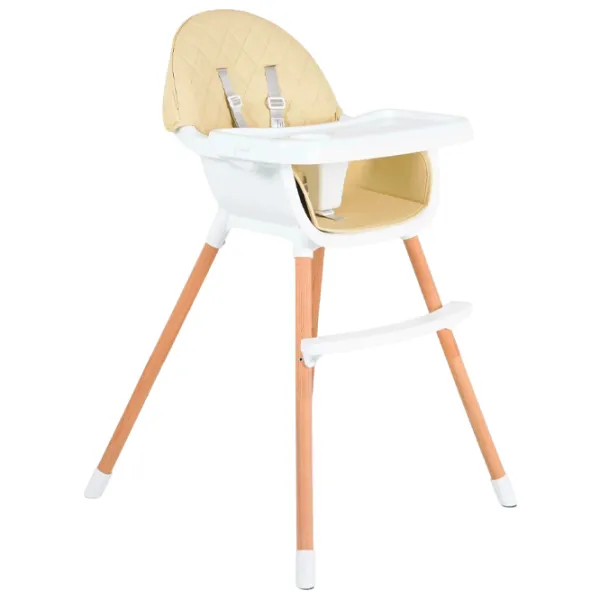 Стульчик для кормления Moni Gelato 2in1 (MT.226469) / 6 месяцев / Бежевый  photo 1