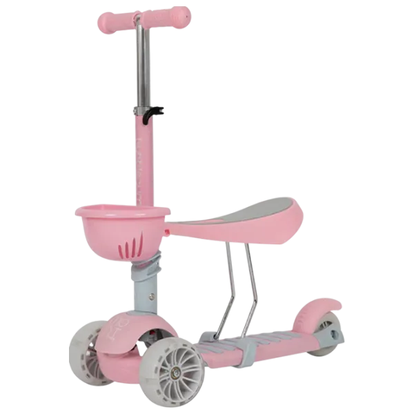 Детский трёхколёсный самокат Moni Bubblegum (MT.104806) 40 кг/ Розовый photo 2