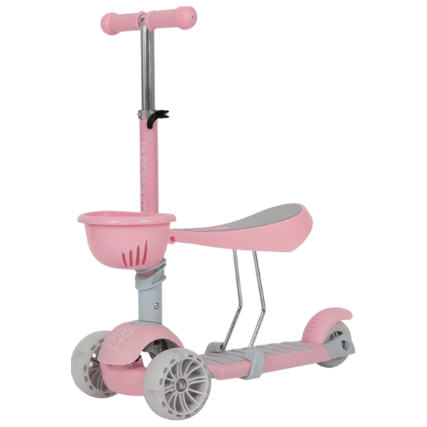 Детский трёхколёсный самокат Moni Bubblegum (MT.104806) 40 кг/ Розовый photo 2