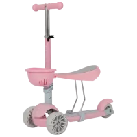 Детский трёхколёсный самокат Moni Bubblegum (MT.104806) 40 кг/ Розовый photo 2