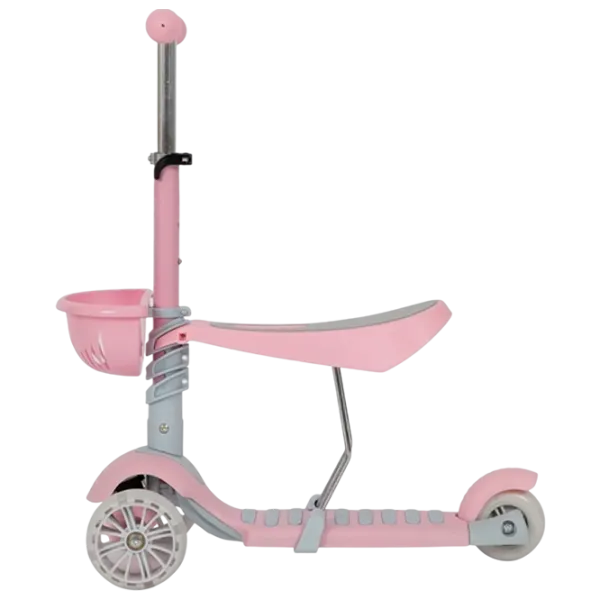 Детский трёхколёсный самокат Moni Bubblegum (MT.104806) 40 кг/ Розовый photo 3