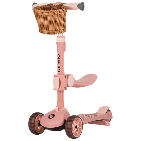 Trotinetă pentru copii cu trei roți Lionelo Franky (LN.122318) 50 kg/ Pink photo 1