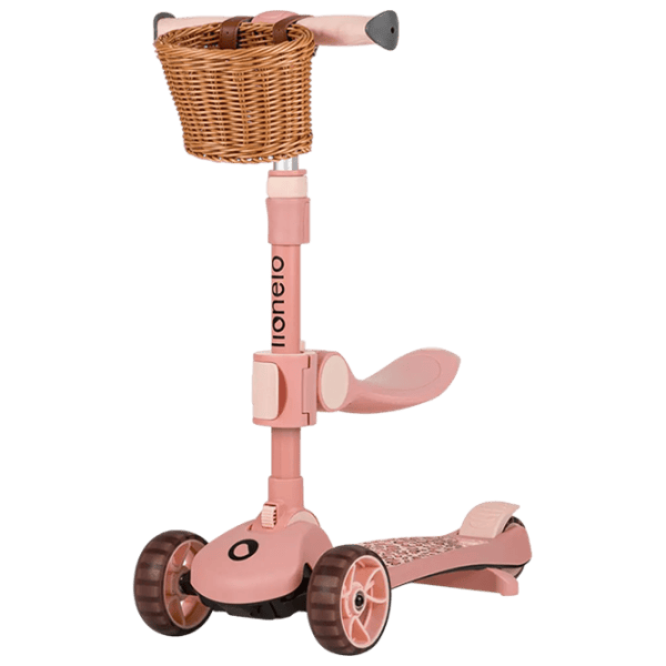 Trotinetă pentru copii cu trei roți Lionelo Franky (LN.122318) 50 kg/ Pink photo 1