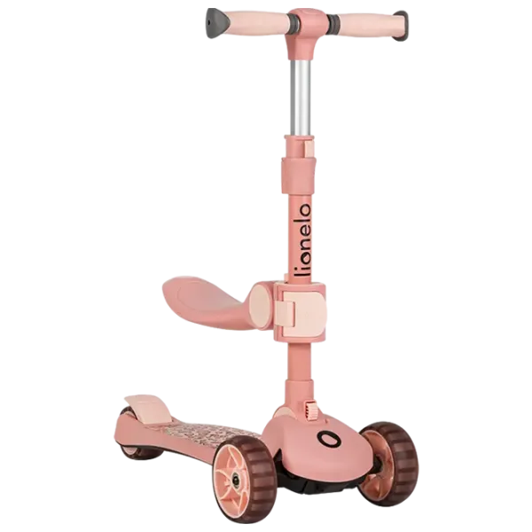 Trotinetă pentru copii cu trei roți Lionelo Franky (LN.122318) 50 kg/ Pink photo 2