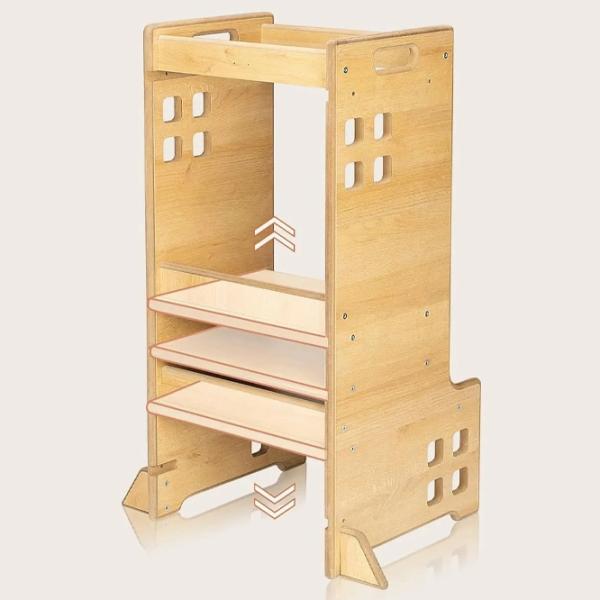 Scaun de masă Lionelo Cass Natural (LN.227998) / 12 luni / Lemn natural  photo 6