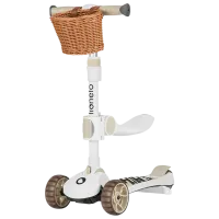 Trotinetă pentru copii cu trei roți Lionelo Franky (LN.122317) 50 kg/ Beige