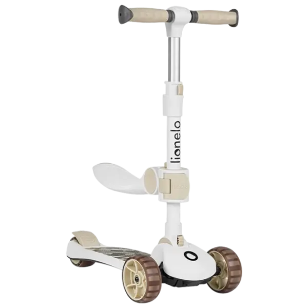 Trotinetă pentru copii cu trei roți Lionelo Franky (LN.122317) 50 kg/ Beige photo 2
