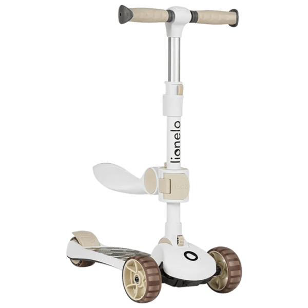 Trotinetă pentru copii cu trei roți Lionelo Franky (LN.122317) 50 kg/ Beige photo 2