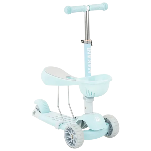 Детский трёхколёсный самокат Kikka Boo Bon Bon 3 in 1 (KB.224406) 50 кг/ Синий photo 1