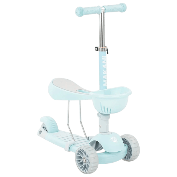 Детский трёхколёсный самокат Kikka Boo Bon Bon 3 in 1 (KB.224406) 50 кг/ Синий photo 1