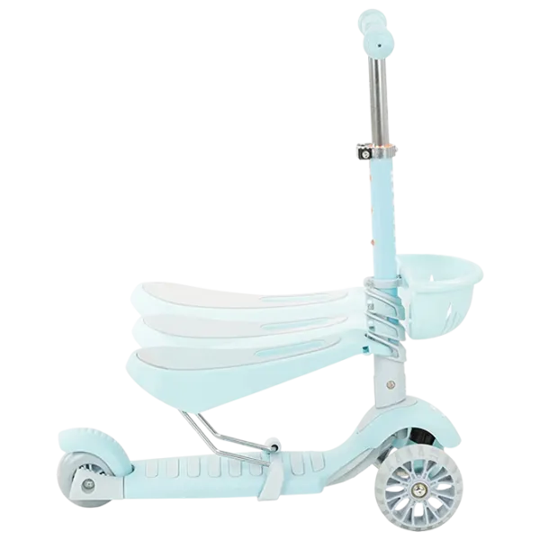 Детский трёхколёсный самокат Kikka Boo Bon Bon 3 in 1 (KB.224406) 50 кг/ Синий photo 4
