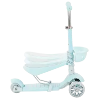 Trotinetă pentru copii cu trei roți Kikka Boo Bon Bon 3 in 1 (KB.224406) 50 kg/ Blue photo 4
