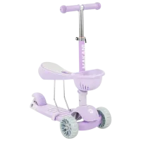 Детский трёхколёсный самокат Kikka Boo Bon Bon 3 in 1 (KB.224407) 50 кг/ Сиреневый