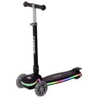 Trotinetă pentru copii cu trei roți Caretero Carbon (TOYZ-04060) 50 kg/ Black
