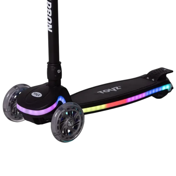 Детский трёхколёсный самокат Caretero Carbon (TOYZ-04060) 50 кг/ Черный photo 8
