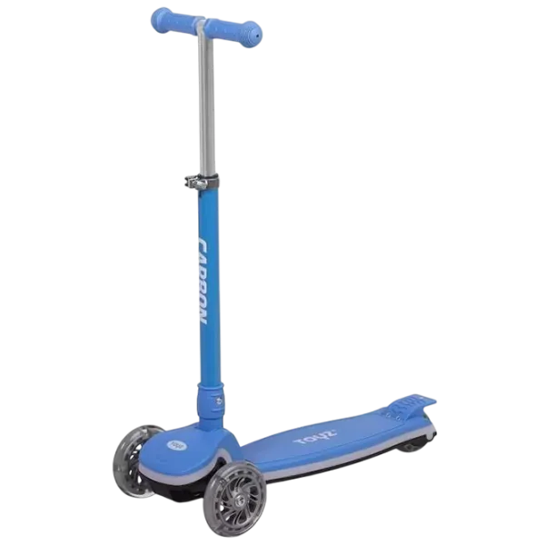 Trotinetă pentru copii cu trei roți Caretero Carbon (TOYZ-04061) 50 kg/ Blue photo 2