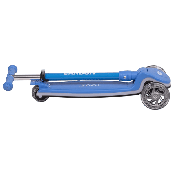 Trotinetă pentru copii cu trei roți Caretero Carbon (TOYZ-04061) 50 kg/ Blue photo 6