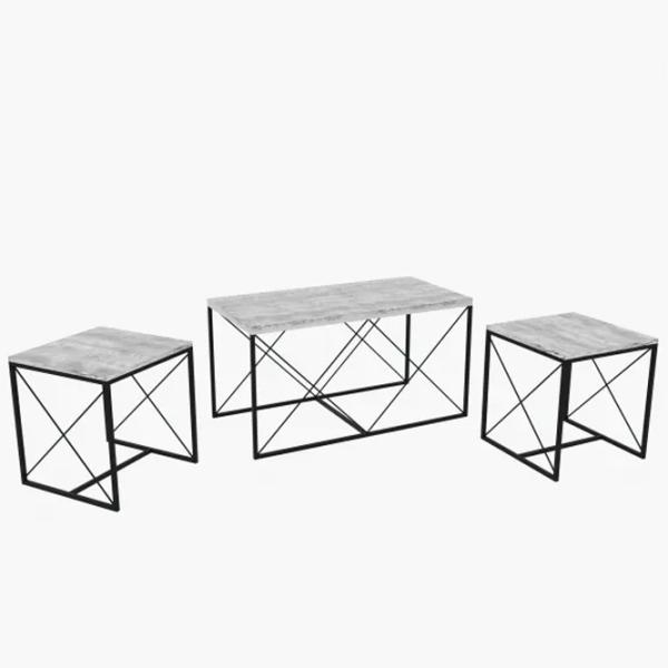 Măsuță de cafea Trendy DEFNE GTR000723 Light Gray photo 2