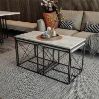 Măsuță de cafea Trendy DEFNE GTR000723 Light Gray photo 4