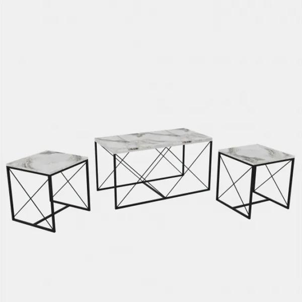 Măsuță de cafea Trendy DEFNE GTR000725 Marmura White photo 2