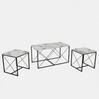 Măsuță de cafea Trendy DEFNE GTR000725 Marmura White photo 2