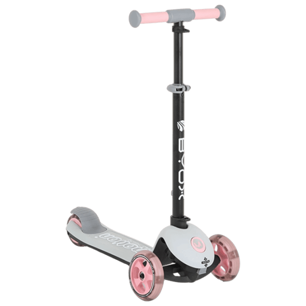 Trotinetă pentru copii cu trei roți Moni Motion 4in1 (MT.223425) 50 kg/ Pink photo 2