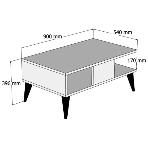 Журнальный столик Trendy Lidia GTR000547 Коричневый photo 4