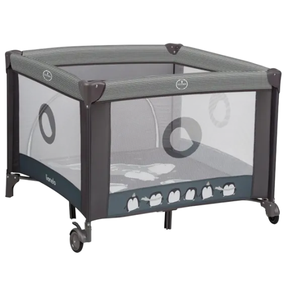Țarc pentru copii Lionelo Bonnie (LN.122313) 0 luni - 3 ani / Gray photo 4