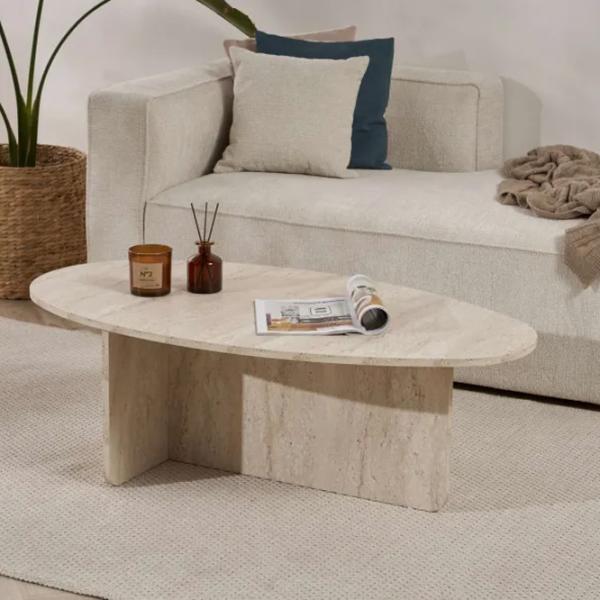 Măsuță de cafea Trendy Orba GTR008207 Travertine photo 3