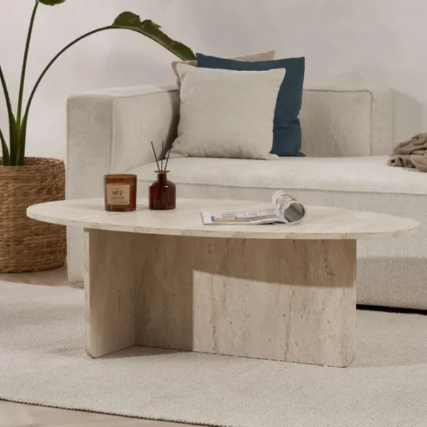 Măsuță de cafea Trendy Orba GTR008207 Travertine photo 4