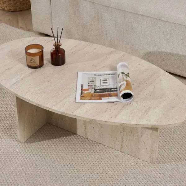 Măsuță de cafea Trendy Orba GTR008207 Travertine photo 5