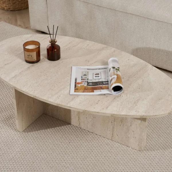 Măsuță de cafea Trendy Orba GTR008207 Travertine photo 5