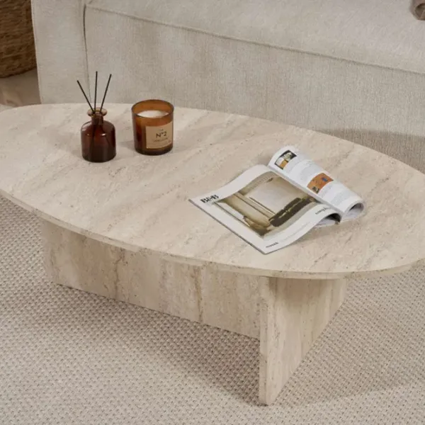 Măsuță de cafea Trendy Orba GTR008207 Travertine photo 6