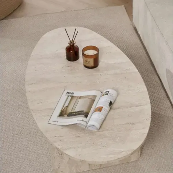 Măsuță de cafea Trendy Orba GTR008207 Travertine photo 7