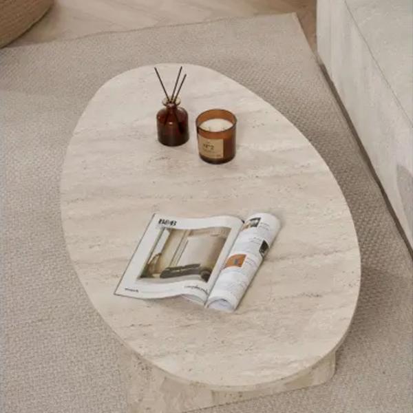 Măsuță de cafea Trendy Orba GTR008207 Travertine photo 7
