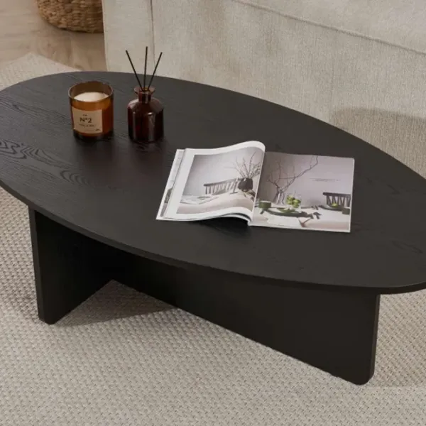 Măsuță de cafea Trendy Orba GTR008211 Wood Black photo 5