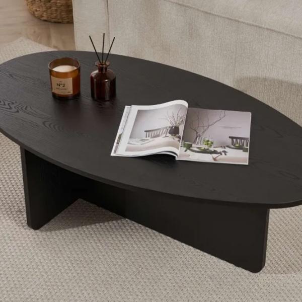 Măsuță de cafea Trendy Orba GTR008211 Wood Black photo 5