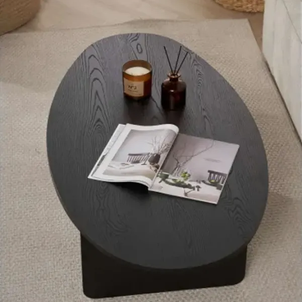 Măsuță de cafea Trendy Orba GTR008211 Wood Black photo 7