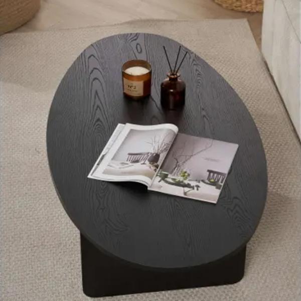 Măsuță de cafea Trendy Orba GTR008211 Wood Black photo 7
